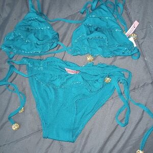 Juicy Couture Ruffle Bikini NWOT